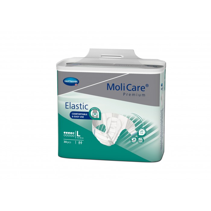 Molicare premium elastic 5 picaturi marime L - scutece pt incontinenta severa, 30 bucati, PAUL HARTMANN AG