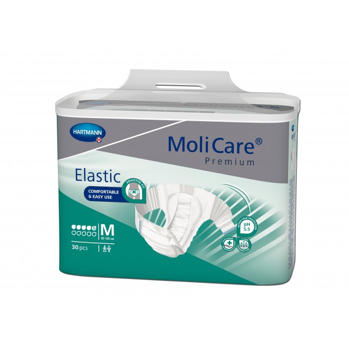 Molicare premium elastic 5 picaturi marime M - scutece pentru incontinenta severa, 30 bucati, PAUL HARTMANN AG