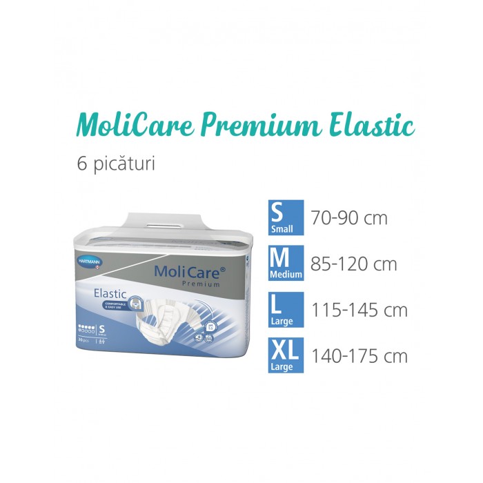 MoliCare Premium Elastic 6 picături mărime XL –...