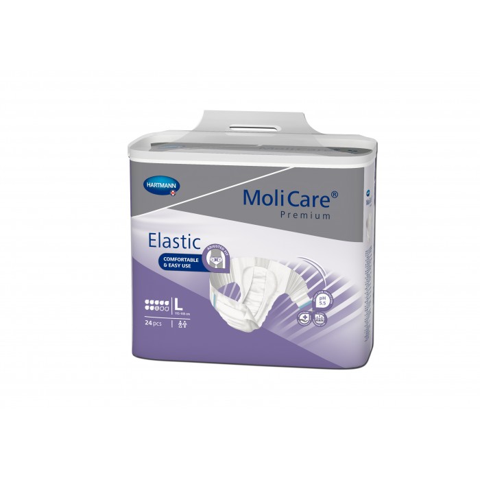Molicare premium elastic 8 picaturi marime L  - scutece pentru incontinenta severa, 24 bucati, PAUL HARTMANN AG