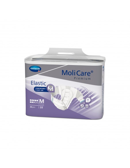 Molicare premium elastic 8 picaturi marime M - scutece pentru incontinenta severa, 26 bucati, PAUL HARTMANN AG