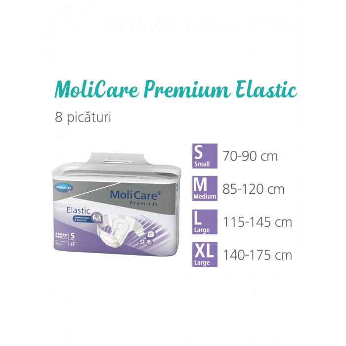 Molicare premium elastic 8 picaturi marime M -...