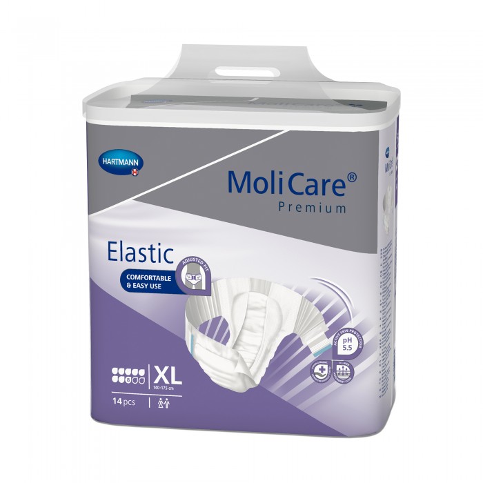 Molicare premium elastic 8 picaturi marime XL - scutece pentru incontinenta severa, 14 bucati, PAUL HARTMANN AG
