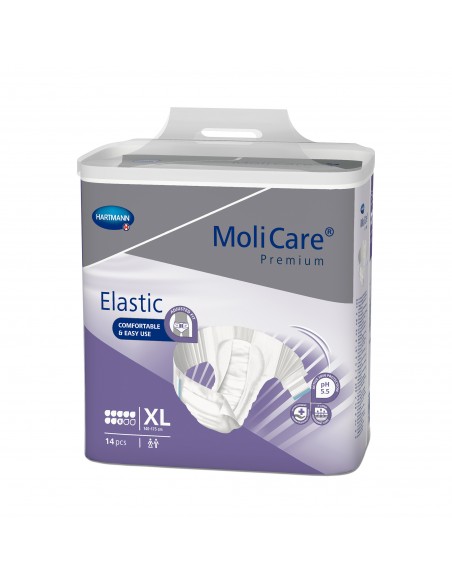 Molicare premium elastic 8 picaturi marime XL - scutece pentru incontinenta severa, 14 bucati, PAUL HARTMANN AG