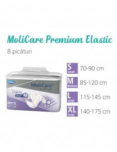 Molicare premium elastic 8 picaturi marime XL - scutece... 2