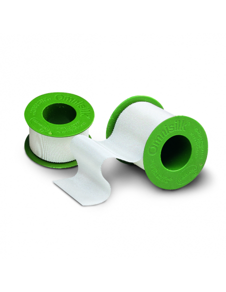 Omnisilk plasture pentru fixare pe suport de mătase – 2,5 cm × 9,2 m, 1 bucată, Paul Hartmann AG