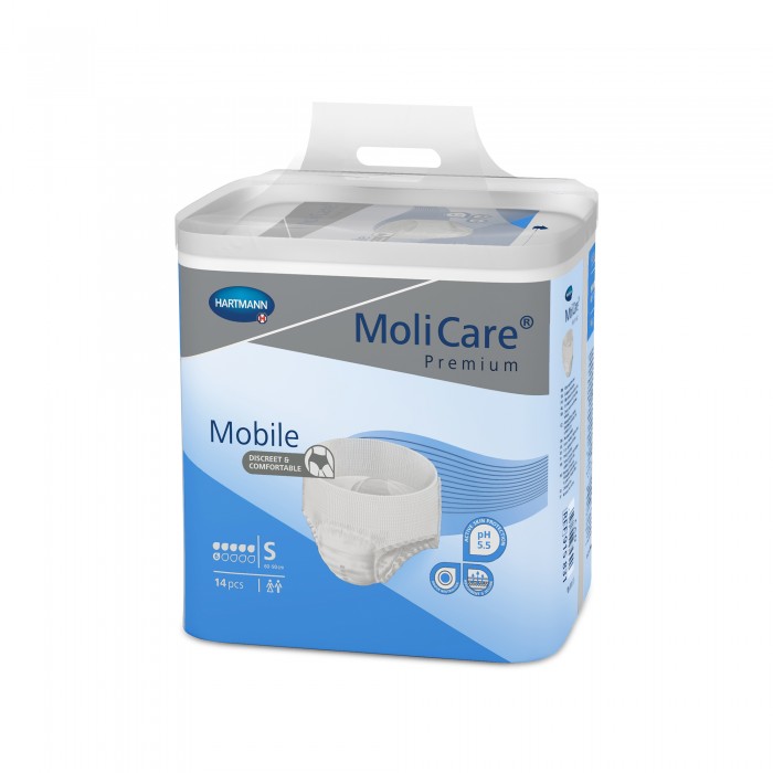 Molicare premium mobile marime S, 6 picaturi - chilot pentru incontinenta severa, 14 bucati, PAUL HARTMANN AG