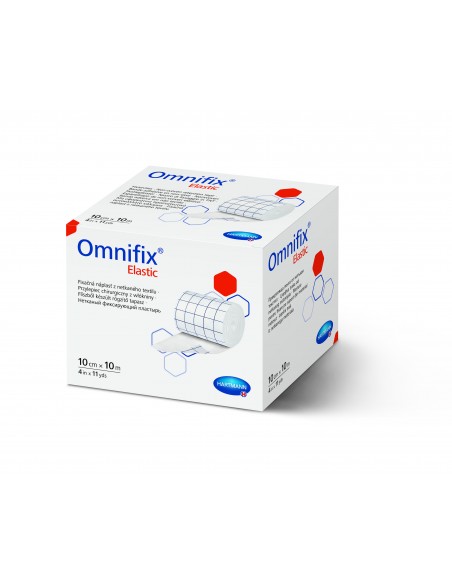 Omnifix Elastic 10 cm × 10 m – plasture pentru fixare pe suport, 1 bucată – Paul Hartmann
