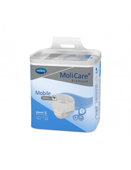 Molicare premium mobile marime S, 6 picaturi - chilot pentru incontinenta severa, 14 bucati, PAUL HARTMANN AG