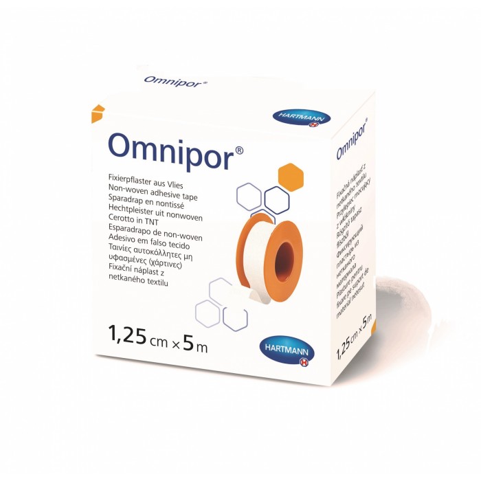 Omnipor 2,5 cm x 5 m - plasture pentru fixare pe suport de hartie, o bucata, PAUL HARTMANN AG
