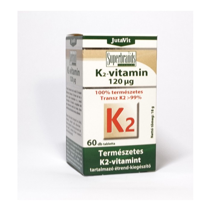 Vitamina K2 100% natural 120 ug, 60 tablete