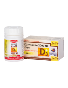 Vitamina D3 2000 ui, 40 tablete, Jutavit