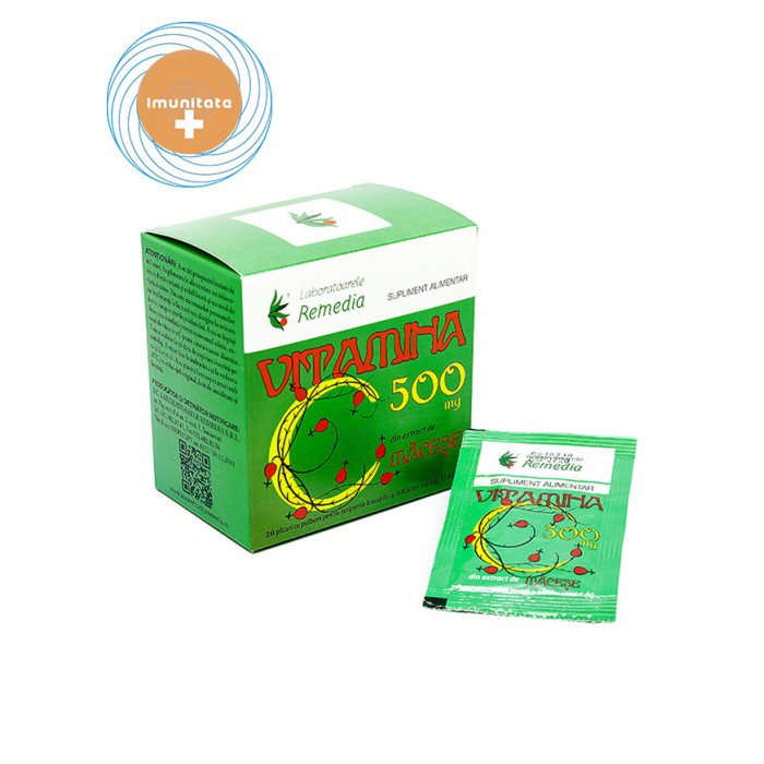 Vitamina C 500 mg  macese x 20 dz