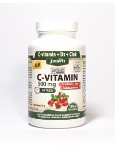 Vitamina C 500mg cu extract de macese Zn  D3, 100 tablete