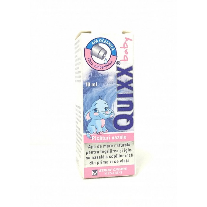 Quixx baby picaturi nazale izotonice x 10ml