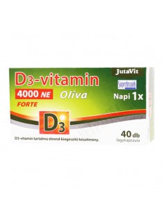 Vitamina D3 4000 NE cu extract de ulei de masline, 100 de...