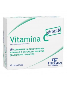 Vitamina C 180mg, 40 de comprimate, Fiterman