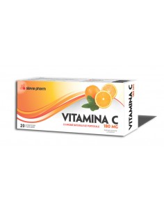 Vitamina c portocale 180mg x 20 cp masticabile