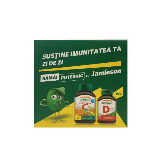 Vitamina C 500 mg x 120 tb  Vitamina D3 1000 ui x 100 tb