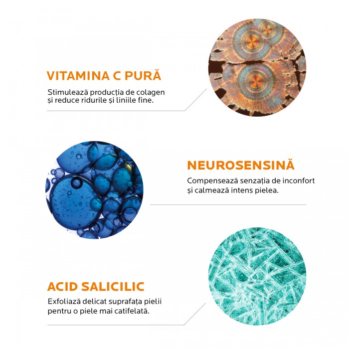 Vitamina C 10 Pură Ser Anti-Oxidant 30Ml, La...