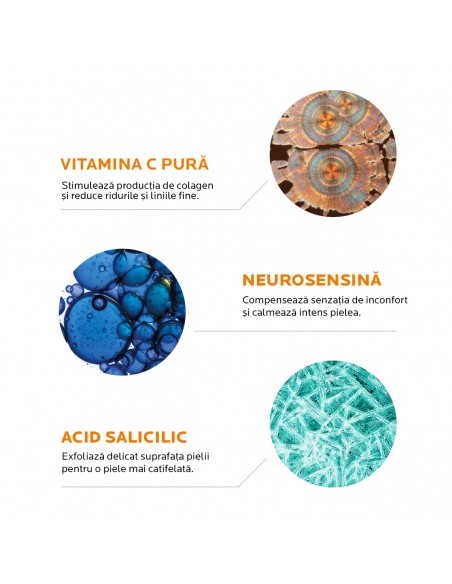 Vitamina C 10 Pură Ser Anti-Oxidant 30Ml, La Roche-Posay