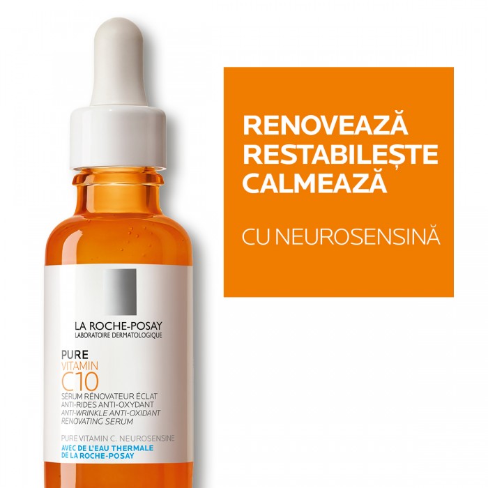 Vitamina C 10 Pură Ser Anti-Oxidant 30Ml, La...