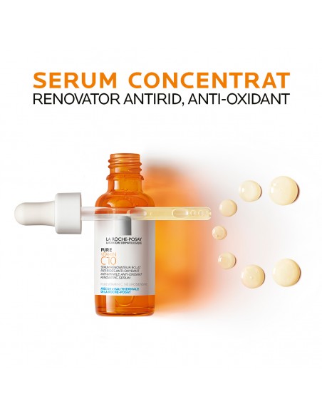 Vitamina C 10 Pură Ser Anti-Oxidant 30Ml, La Roche-Posay