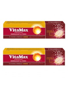 Vitamax Efervescent – Pachet 20 + 20 comprimate