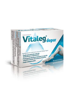 Vitaleg depur, 30 comprimate, Aflofarm