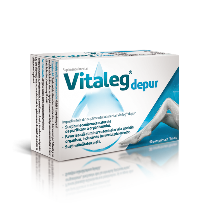 Vitaleg depur, 30 comprimate, Aflofarm