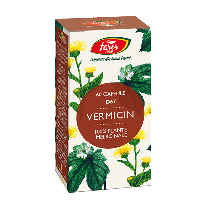 Vermicin, 60 cps, Fares