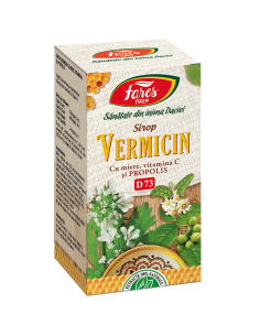 Vermicin miere si propolis sirop, 100 ml, Fares