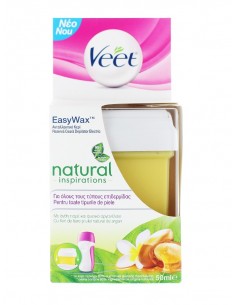 Veet easy wax rez roll on flori tiare si ulei argan x 50 ml