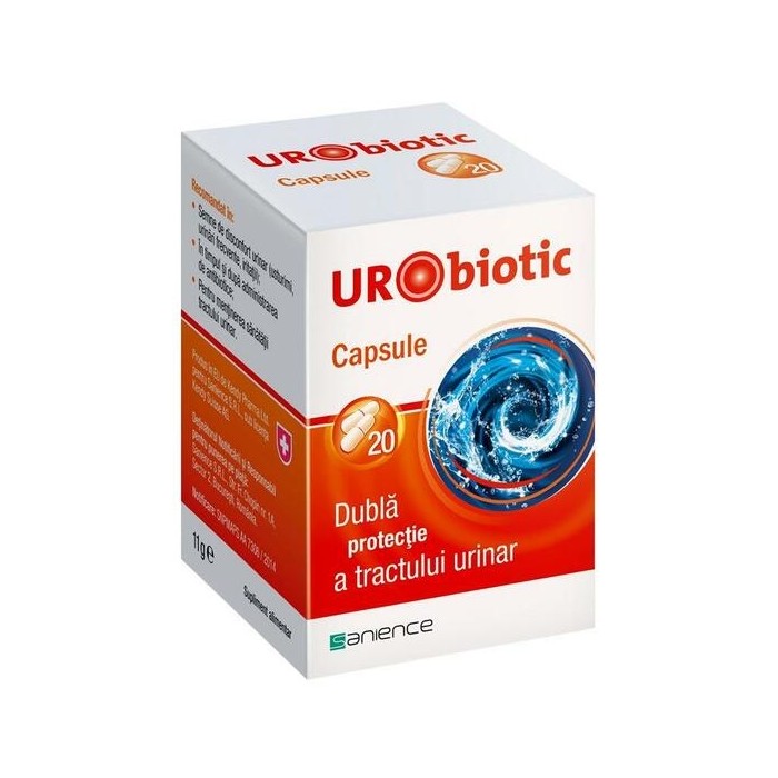 Urobiotic capsule, 20 de capsule, Sanience