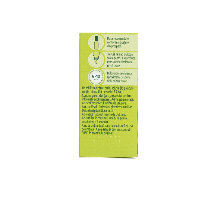 Dulcopic 7,5mg/ml, picaturi orale, 15 ml,...