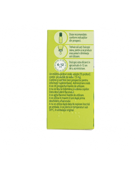 Dulcopic 7,5mg/ml, picaturi orale, 15 ml, Sanofi, Sanofi Romania S.R.L. - Romania