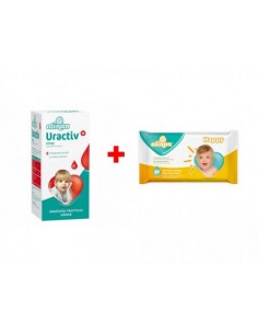 Uractiv sirop 1an x 150 ml  servetele umede cadou