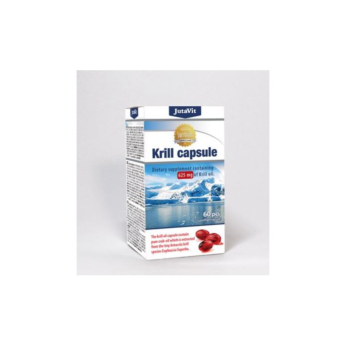 Ulei de krill 625mg, 60 de capsule moi, Juvapharma