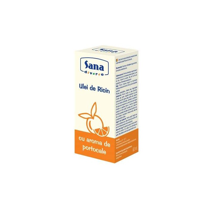 Ulei de ricin portocale x 60 ml