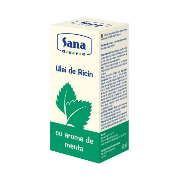 Ulei de ricin menta x 60 ml