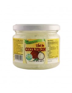 Ulei de cocos presat la rece, 250 ml, Herbavit