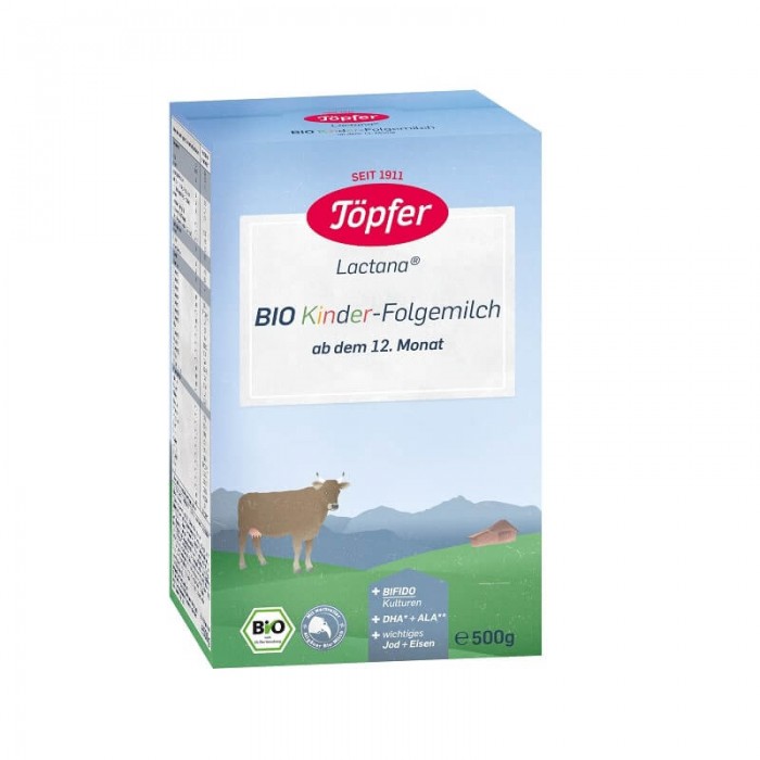 Topfer Bio Kinder Organic Follow-on, 500 g, TOPFER GMBH GERMANIA