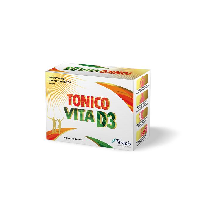 Tonico vita D3, 60 comprimate, Terapia