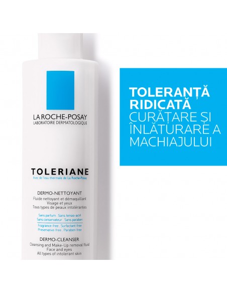 Toleriane Lapte Demachiant Si De Curătare Pentru Pielea Intolerantă Si Sensibilă, 200Ml, La Roche-Posay