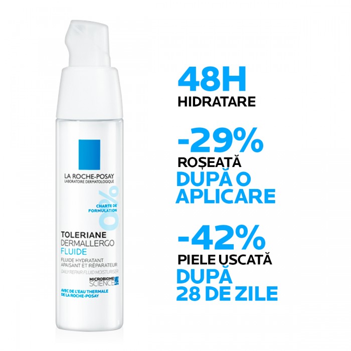 Toleriane Dermallergo Fluid Hidratant, Calmant...