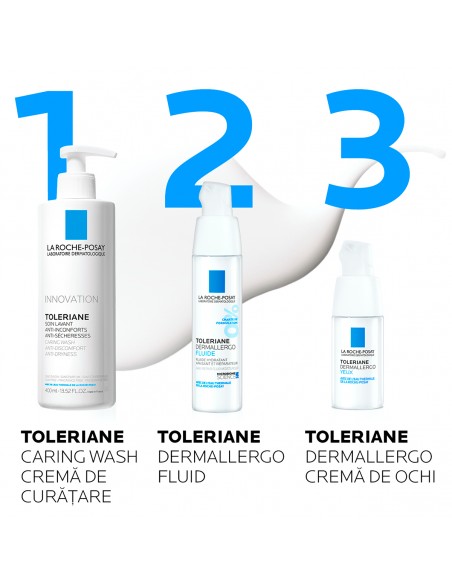Toleriane Dermallergo Cremă Hidratantă Pentru Conturul Ochilor, Calmantă Si Reparatoare 20Ml, La Roche-Posay
