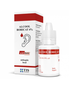 Alcool boricat 4%, 25 ml – TIS Farmaceutic