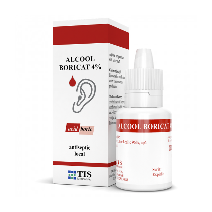 Alcool boricat 4% x 25ml