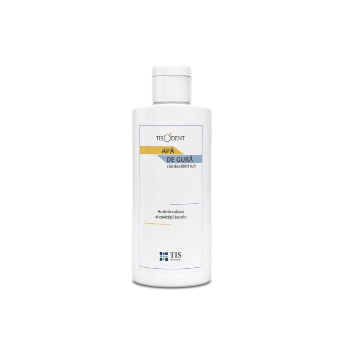 Tisodent apa de gura cu clorhexidina  0.1% x 250 ml