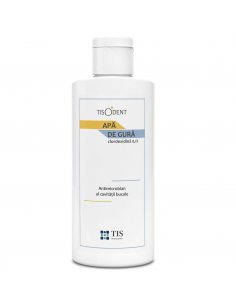 Apa de gura cu clorhexidina 0.1% Tisodent, 150 de ml, Tis